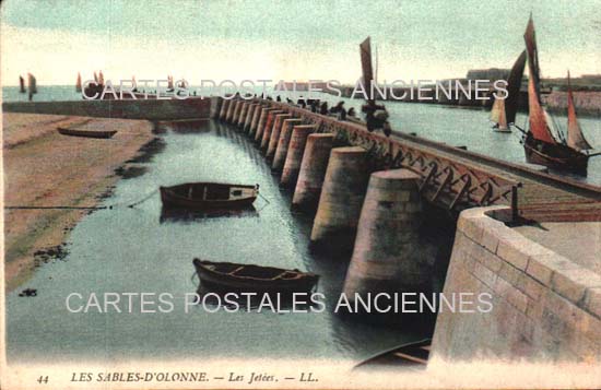 Cartes postales anciennes > CARTES POSTALES > carte postale ancienne > cartes-postales-ancienne.com Pays de la loire Vendee Les Sables d'Olonne