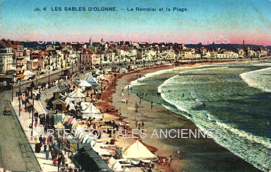 Cartes postales anciennes > CARTES POSTALES > carte postale ancienne > cartes-postales-ancienne.com Pays de la loire Vendee Les Sables d'Olonne