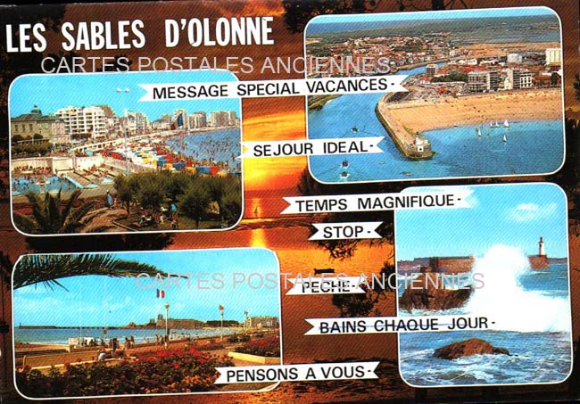 Cartes postales anciennes > CARTES POSTALES > carte postale ancienne > cartes-postales-ancienne.com Pays de la loire Vendee Les Sables d'Olonne