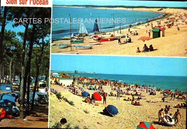 Cartes postales anciennes > CARTES POSTALES > carte postale ancienne > cartes-postales-ancienne.com Pays de la loire Vendee Sion-Sur-l'Ocean