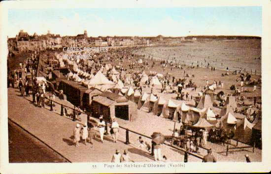 Cartes postales anciennes > CARTES POSTALES > carte postale ancienne > cartes-postales-ancienne.com Pays de la loire Vendee Les Sables d'Olonne