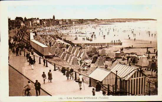 Cartes postales anciennes > CARTES POSTALES > carte postale ancienne > cartes-postales-ancienne.com Pays de la loire Vendee Les Sables d'Olonne