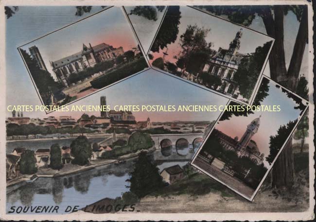 Cartes postales anciennes > CARTES POSTALES > carte postale ancienne > cartes-postales-ancienne.com Nouvelle aquitaine Haute vienne Limoges