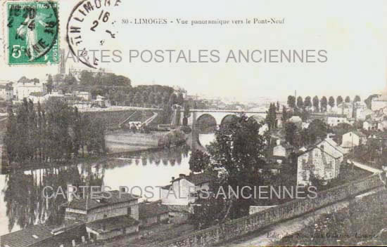 Cartes postales anciennes > CARTES POSTALES > carte postale ancienne > cartes-postales-ancienne.com Nouvelle aquitaine Haute vienne Limoges