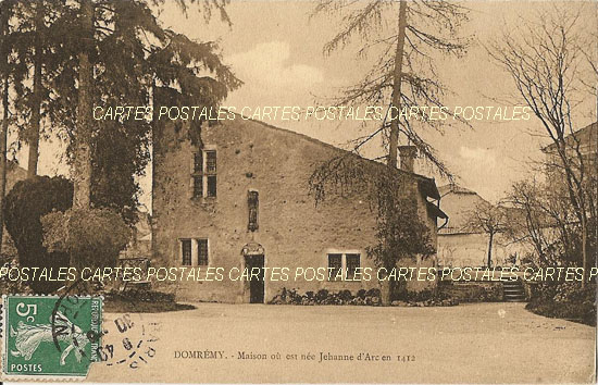 Cartes postales anciennes > CARTES POSTALES > carte postale ancienne > cartes-postales-ancienne.com Grand est Vosges Domremy La Pucelle