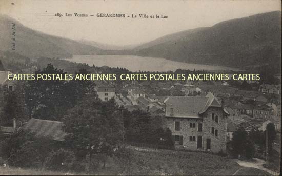 Cartes postales anciennes > CARTES POSTALES > carte postale ancienne > cartes-postales-ancienne.com Grand est Vosges Gerardmer