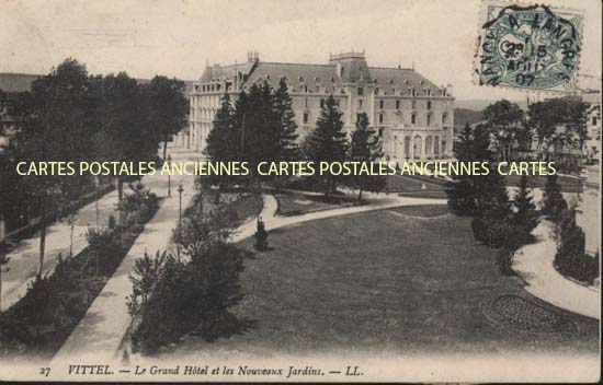 Cartes postales anciennes > CARTES POSTALES > carte postale ancienne > cartes-postales-ancienne.com Grand est Vosges Vittel