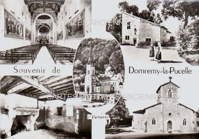 Cartes postales anciennes > CARTES POSTALES > carte postale ancienne > cartes-postales-ancienne.com Grand est Vosges Domremy La Pucelle