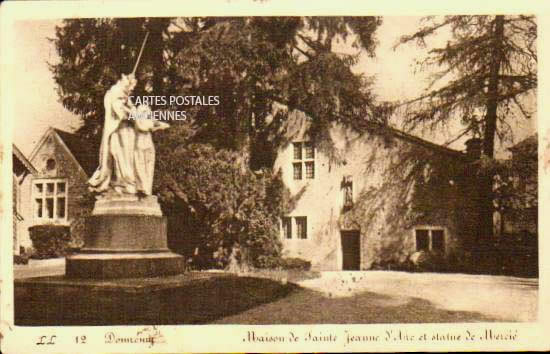 Cartes postales anciennes > CARTES POSTALES > carte postale ancienne > cartes-postales-ancienne.com Grand est Vosges Domremy La Pucelle