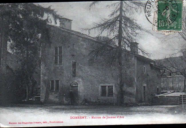 Cartes postales anciennes > CARTES POSTALES > carte postale ancienne > cartes-postales-ancienne.com Grand est Vosges Domremy La Pucelle