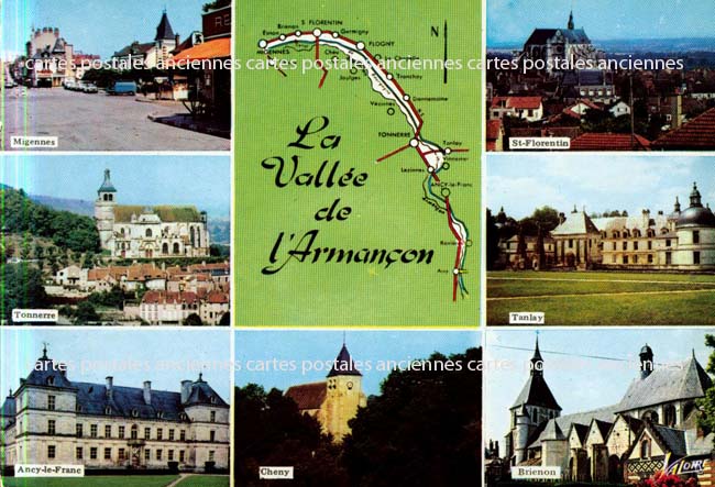 Cartes postales anciennes > CARTES POSTALES > carte postale ancienne > cartes-postales-ancienne.com Bourgogne franche comte Yonne