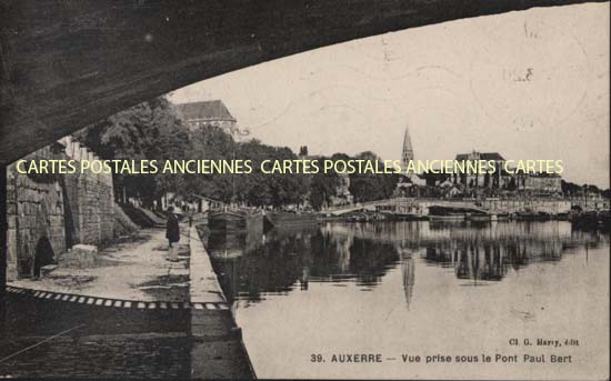 Cartes postales anciennes > CARTES POSTALES > carte postale ancienne > cartes-postales-ancienne.com Bourgogne franche comte Yonne Auxerre