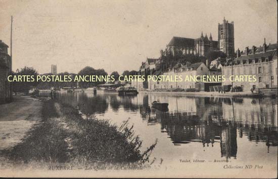 Cartes postales anciennes > CARTES POSTALES > carte postale ancienne > cartes-postales-ancienne.com Bourgogne franche comte Yonne Auxerre