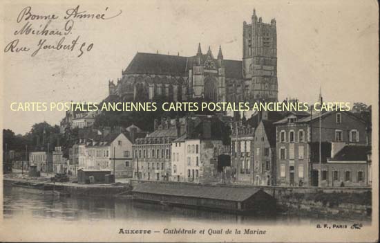 Cartes postales anciennes > CARTES POSTALES > carte postale ancienne > cartes-postales-ancienne.com Bourgogne franche comte Yonne Auxerre