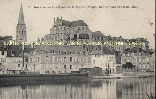 Cartes postales anciennes > CARTES POSTALES > carte postale ancienne > cartes-postales-ancienne.com Bourgogne franche comte Yonne Auxerre