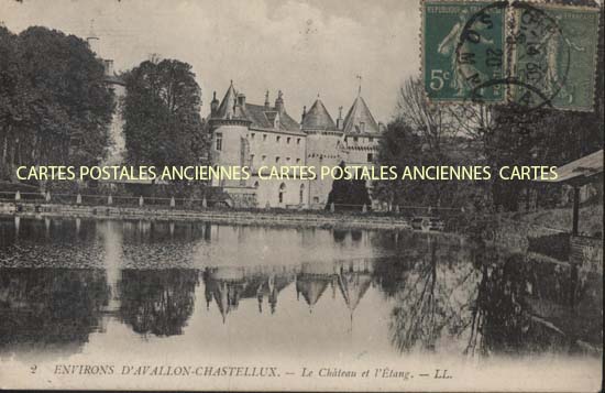 Cartes postales anciennes > CARTES POSTALES > carte postale ancienne > cartes-postales-ancienne.com Bourgogne franche comte Yonne Avallon