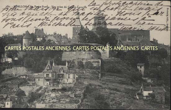 Cartes postales anciennes > CARTES POSTALES > carte postale ancienne > cartes-postales-ancienne.com Bourgogne franche comte Yonne Avallon