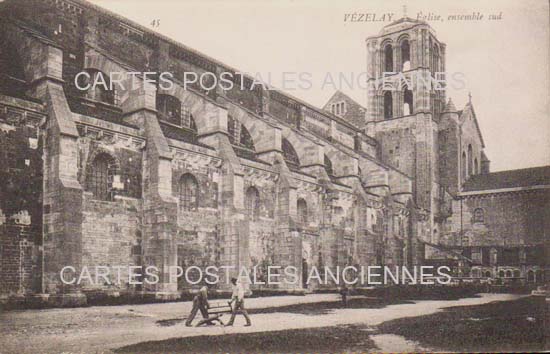 Cartes postales anciennes > CARTES POSTALES > carte postale ancienne > cartes-postales-ancienne.com Bourgogne franche comte Yonne Vezelay