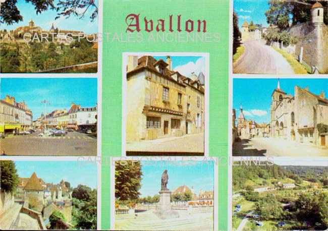 Cartes postales anciennes > CARTES POSTALES > carte postale ancienne > cartes-postales-ancienne.com Bourgogne franche comte Yonne Avallon