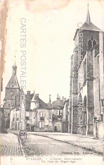 Cartes postales anciennes > CARTES POSTALES > carte postale ancienne > cartes-postales-ancienne.com Bourgogne franche comte Yonne Avallon