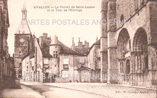 Cartes postales anciennes > CARTES POSTALES > carte postale ancienne > cartes-postales-ancienne.com Bourgogne franche comte Yonne Avallon