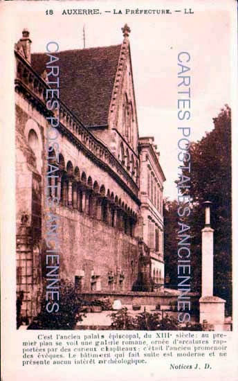 Cartes postales anciennes > CARTES POSTALES > carte postale ancienne > cartes-postales-ancienne.com Bourgogne franche comte Yonne Auxerre