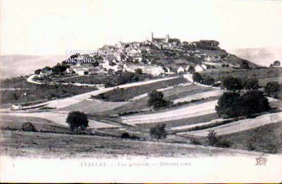 Cartes postales anciennes > CARTES POSTALES > carte postale ancienne > cartes-postales-ancienne.com Bourgogne franche comte Vezelay