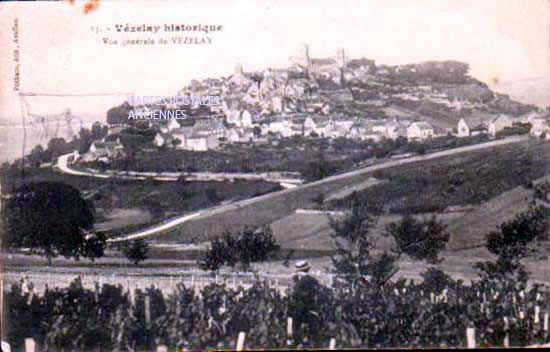 Cartes postales anciennes > CARTES POSTALES > carte postale ancienne > cartes-postales-ancienne.com Bourgogne franche comte Vezelay