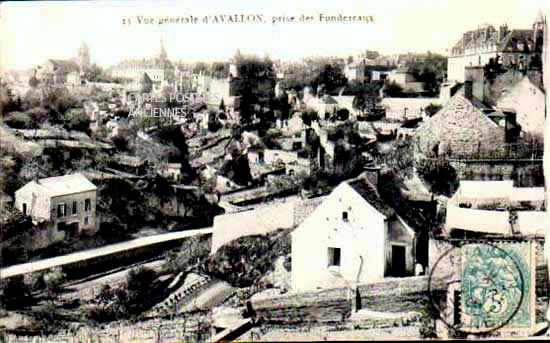 Cartes postales anciennes > CARTES POSTALES > carte postale ancienne > cartes-postales-ancienne.com Bourgogne franche comte Yonne Avallon