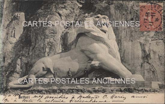 Cartes postales anciennes > CARTES POSTALES > carte postale ancienne > cartes-postales-ancienne.com Bourgogne franche comte Belfort