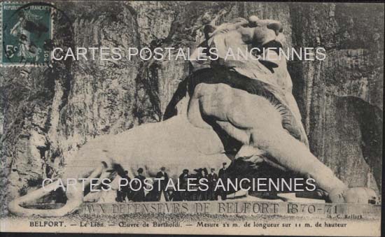 Cartes postales anciennes > CARTES POSTALES > carte postale ancienne > cartes-postales-ancienne.com Bourgogne franche comte Belfort