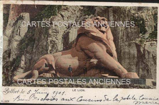 Cartes postales anciennes > CARTES POSTALES > carte postale ancienne > cartes-postales-ancienne.com Bourgogne franche comte Belfort