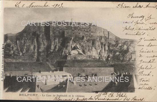 Cartes postales anciennes > CARTES POSTALES > carte postale ancienne > cartes-postales-ancienne.com Bourgogne franche comte Belfort