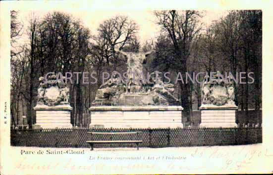 Cartes postales anciennes > CARTES POSTALES > carte postale ancienne > cartes-postales-ancienne.com Ile de france Hauts de seine Saint Cloud