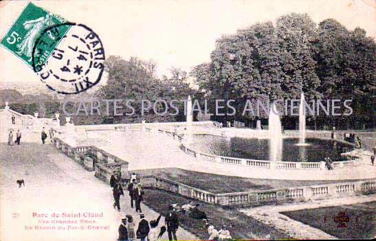 Cartes postales anciennes > CARTES POSTALES > carte postale ancienne > cartes-postales-ancienne.com Ile de france Hauts de seine Saint Cloud