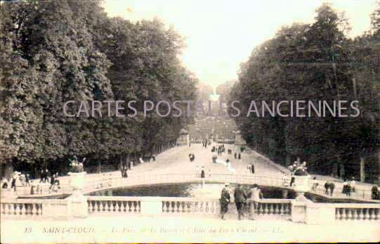 Cartes postales anciennes > CARTES POSTALES > carte postale ancienne > cartes-postales-ancienne.com Ile de france Hauts de seine Saint Cloud