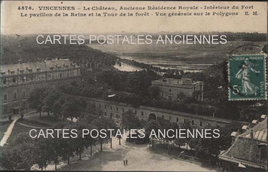 Cartes postales anciennes > CARTES POSTALES > carte postale ancienne > cartes-postales-ancienne.com Ile de france Val de marne Vincennes