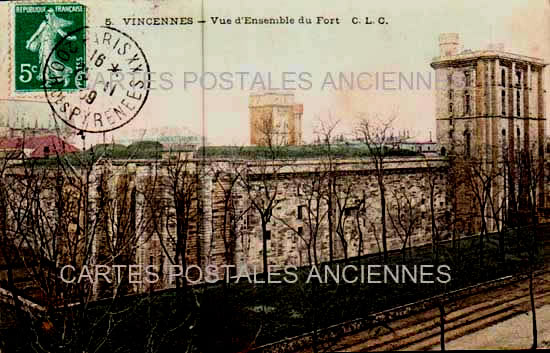 Cartes postales anciennes > CARTES POSTALES > carte postale ancienne > cartes-postales-ancienne.com Ile de france Val de marne Vincennes