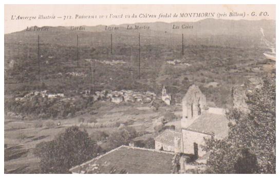 Cartes postales anciennes > CARTES POSTALES > carte postale ancienne > cartes-postales-ancienne.com Auvergne rhone alpes Puy de dome Montmorin