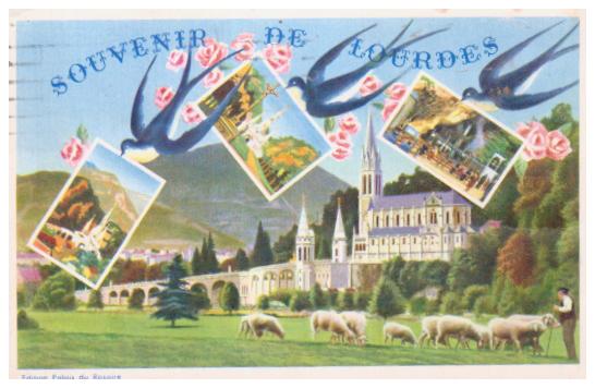 Cartes postales anciennes > CARTES POSTALES > carte postale ancienne > cartes-postales-ancienne.com Occitanie Hautes pyrenees Lourdes