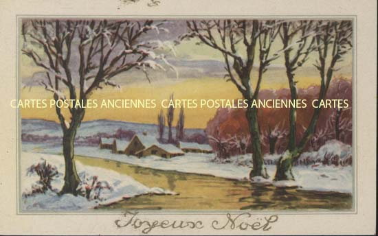 Cartes postales anciennes > CARTES POSTALES > carte postale ancienne > cartes-postales-ancienne.com Paysage neige