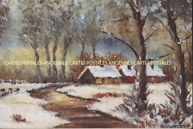 Cartes postales anciennes > CARTES POSTALES > carte postale ancienne > cartes-postales-ancienne.com Paysage neige