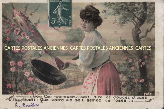 Cartes postales anciennes > CARTES POSTALES > carte postale ancienne > cartes-postales-ancienne.com Femme