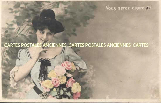 Cartes postales anciennes > CARTES POSTALES > carte postale ancienne > cartes-postales-ancienne.com Femme