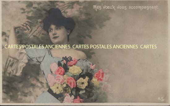 Cartes postales anciennes > CARTES POSTALES > carte postale ancienne > cartes-postales-ancienne.com Femme