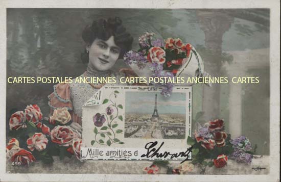 Cartes postales anciennes > CARTES POSTALES > carte postale ancienne > cartes-postales-ancienne.com Femme