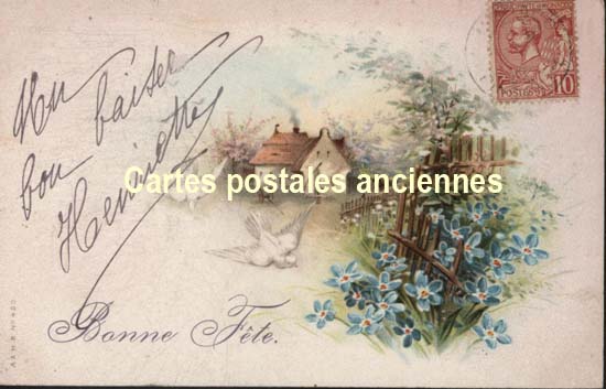 Cartes postales anciennes > CARTES POSTALES > carte postale ancienne > cartes-postales-ancienne.com Bonne fete