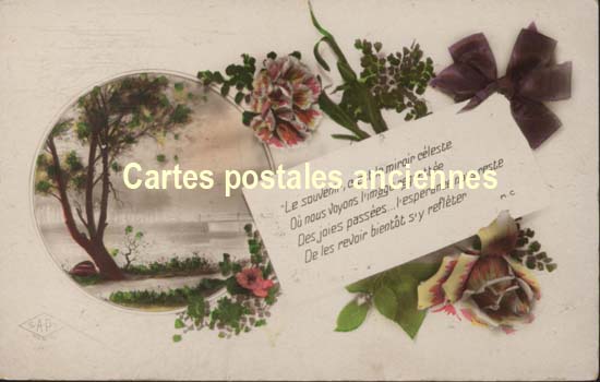 Cartes postales anciennes > CARTES POSTALES > carte postale ancienne > cartes-postales-ancienne.com Fleurs