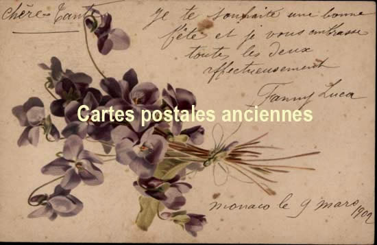 Cartes postales anciennes > CARTES POSTALES > carte postale ancienne > cartes-postales-ancienne.com Fleurs