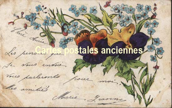 Cartes postales anciennes > CARTES POSTALES > carte postale ancienne > cartes-postales-ancienne.com Fleurs